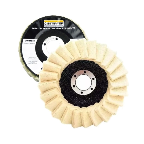 Disco Flap de feltro p/ polimento 115mm – 2178