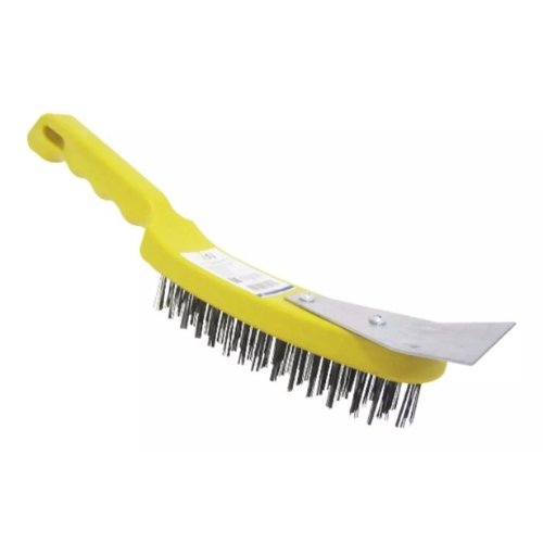 ESCOVA DE AÇO   C/ RASPADOR – 2173