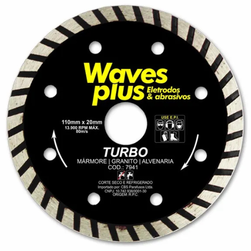 DISCO DIAM TURBO 110MM WAVES PLUS – 2215