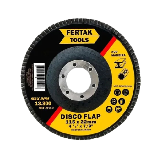 DISCO FLAP CONICO P/ ACABAMENTO 100mm – 2540 / 2541 / 2542 /2543 /2544
