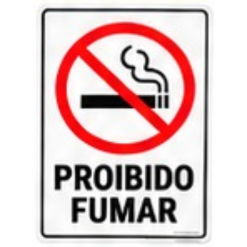 PLACA DE SINALIZAÇÃO PROIBIDO FUMAR – 2720