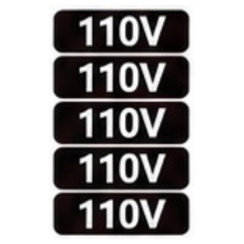 PLACA DE SINALIZAÇÃO ADESIVA 110V COM 10 PCS – 2723