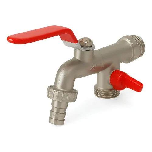 TORNEIRA DE ZINCO p/ TANQUE E MAQ. DE LAVAR Ent. 1/2” SAÍDA 3/4” – 0320